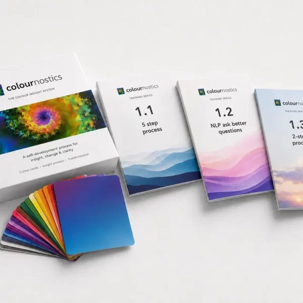 Colournostics Personal Use toolkit with board, colour cards and manual